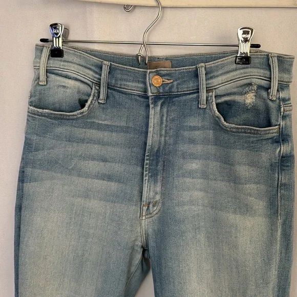 MOTHER Denim Jeans The Hustler Ankle Chew Jean